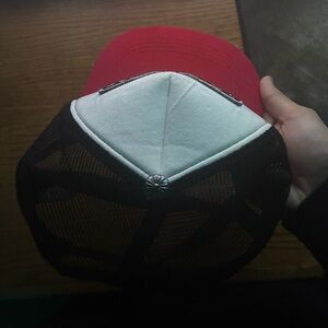 Chrome Hearts Red and Black Cap